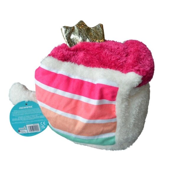 Bum Bumz Carlito the Rainbow Cake Gold Crown Collectible Plush - Picture 5 of 5